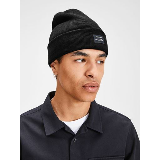 Jack&Jones Dna Beanie, Sort, Onesize