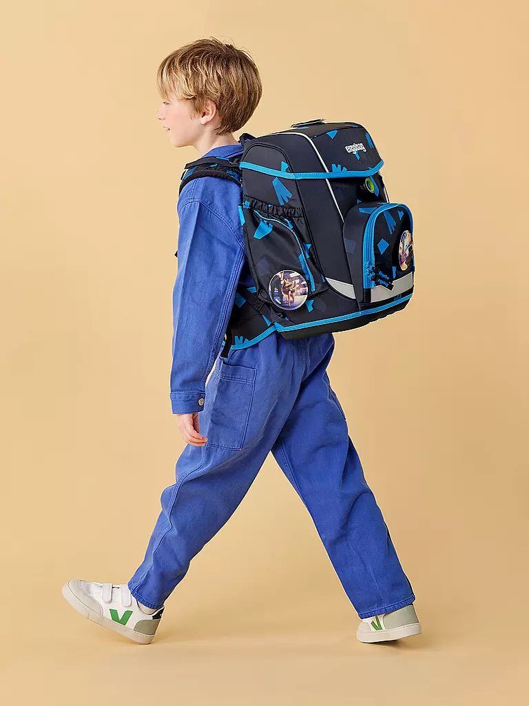 ERGOBAG Schultasche Set 5tlg CUBO VerfolgBärjagd  schwarz