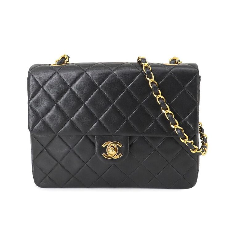 Chanel Vintage Chanel Flap Bag Black