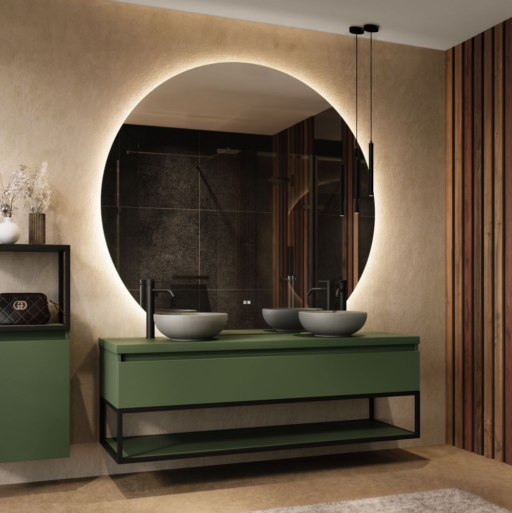 Thebalux M05 spiegel 140x120cm met verlichting en verwarming