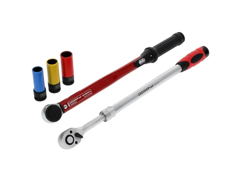 Gedore GEDORE Red Wheel Replacement Set, 5 dele, momentnøgle (sort/rød) 3300187