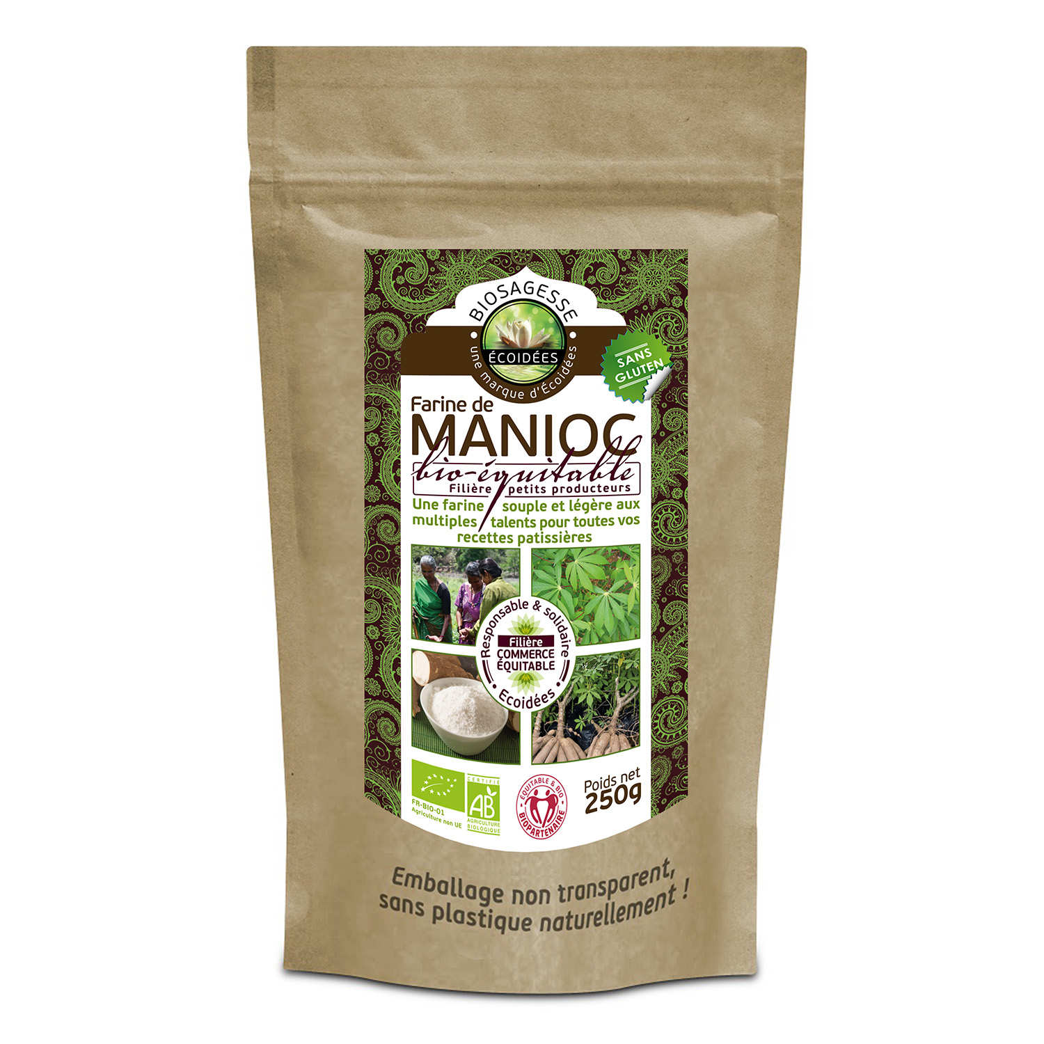 Farine de manioc Bio et Equitable - Biosagesse