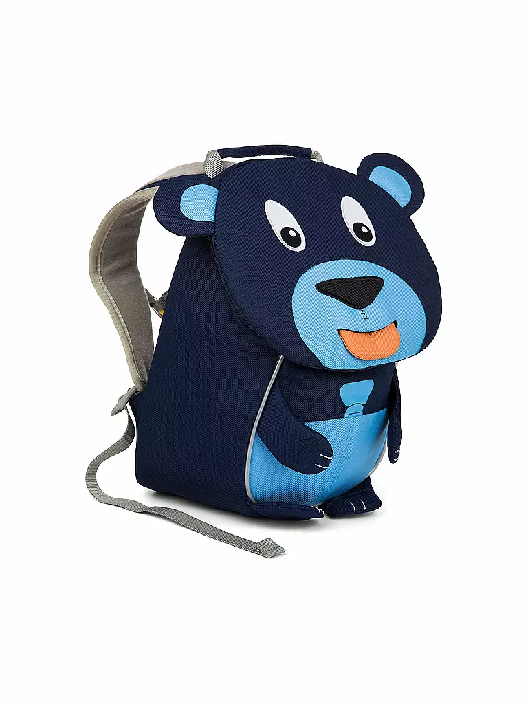 AFFENZAHN Kinder Rucksack Kleine Freunde - Bobo Bär dunkelblau