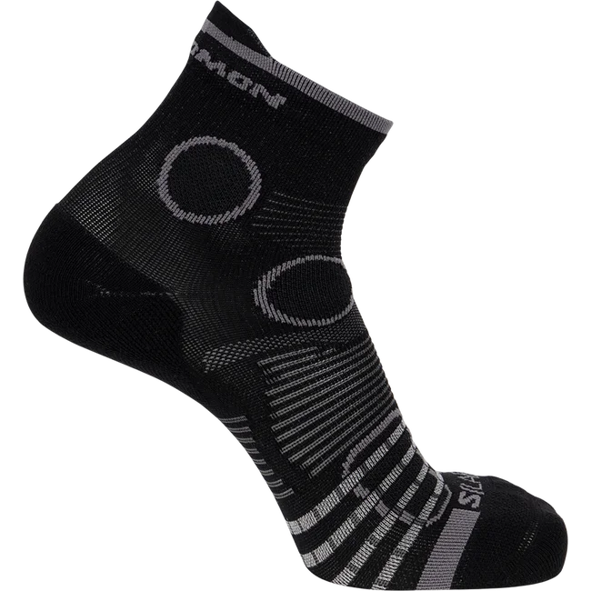S/LAB PULSE ANKLE  Socken Unisex DEEPBLACK/DarkGrey
