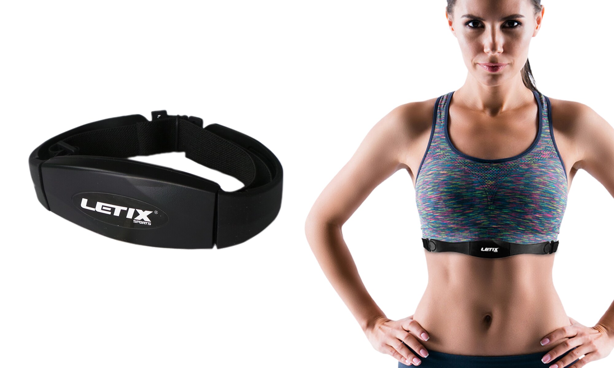 Letix Laufband - SpeedrunnerPRO mit App und Pulsgurt, schwarz