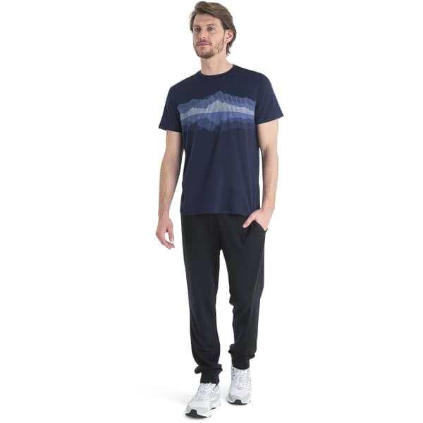T-shirt randonnée ICEBREAKER M MERINO CORE SS TEE COOK REFLECTED MIDNIGHT NAVY