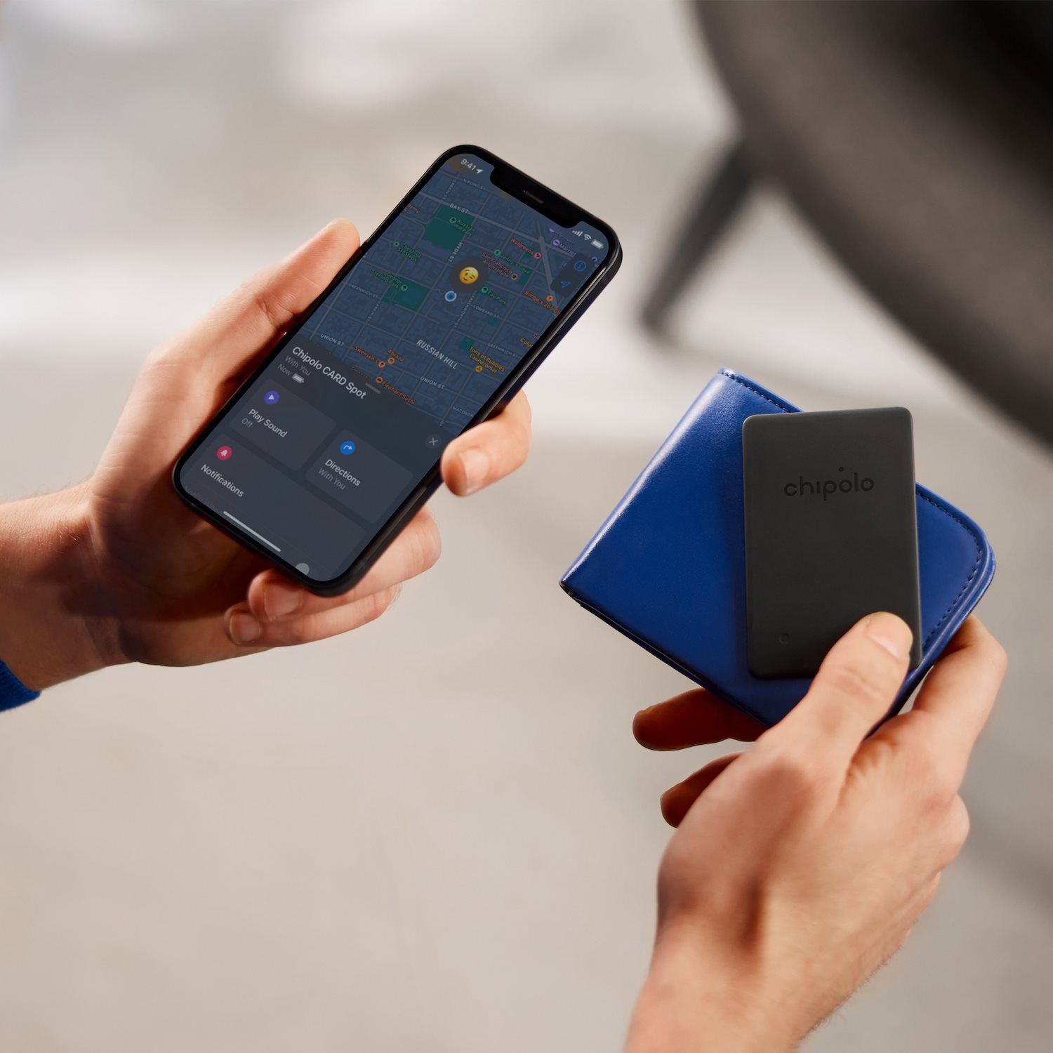 Chipolo CARD Spot (Apple Find My) black