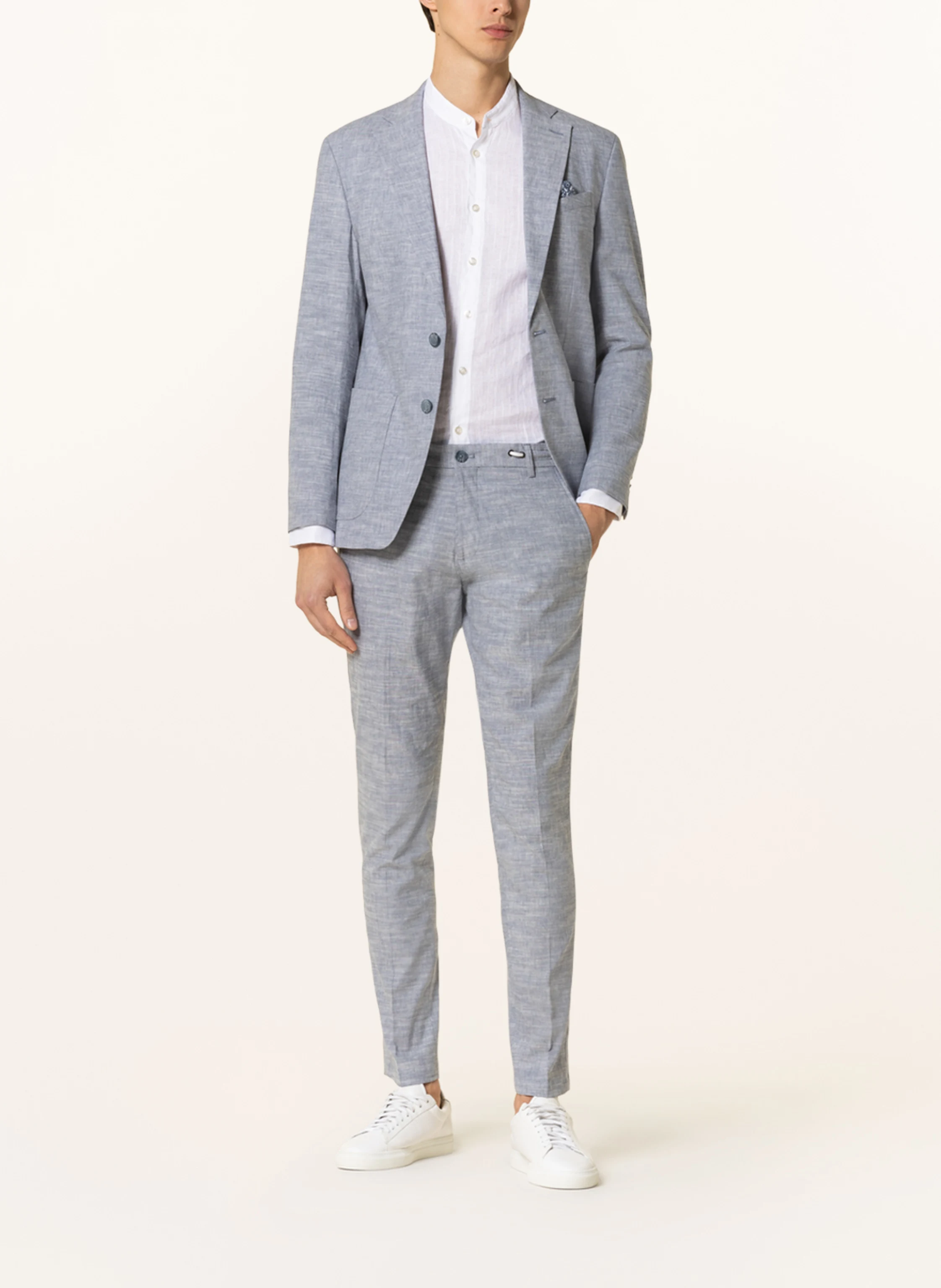 PAUL Anzugsakko Slim Fit mit Leinen