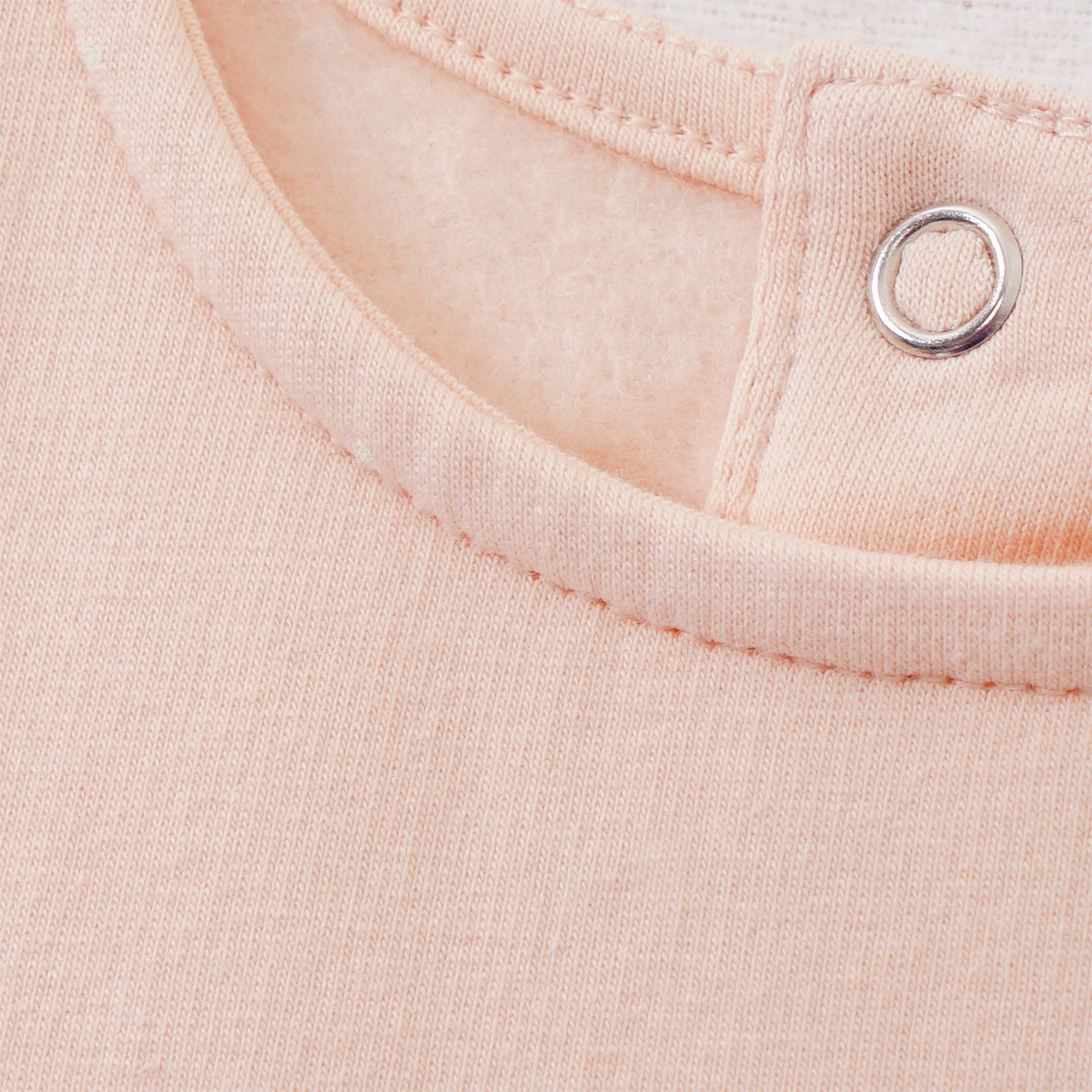 Topomini Bambi Kleid aus Bio-Baumwolle creme
