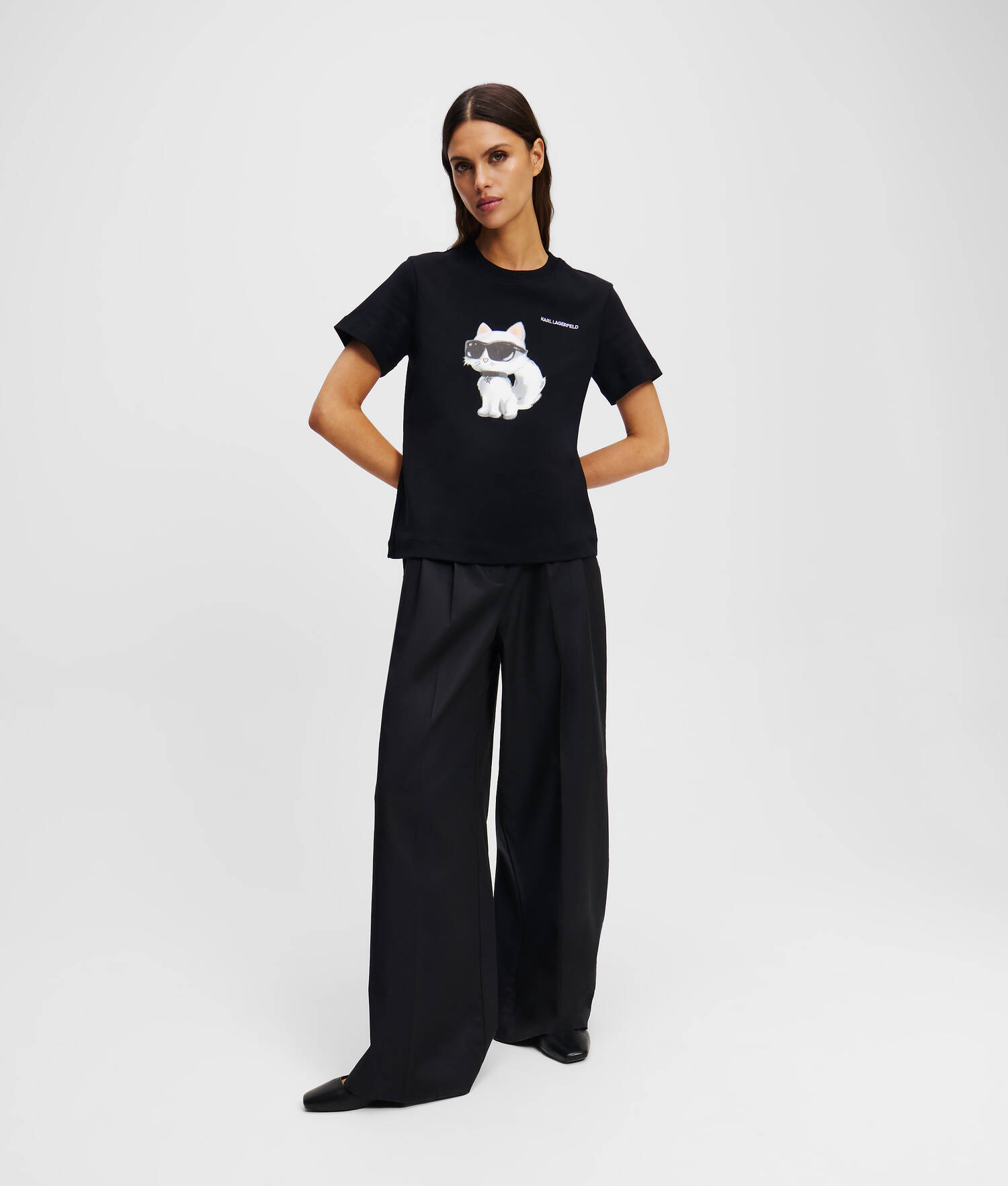 IKON CHOUPETTE AQUARELLE T-SHIRT - Noir