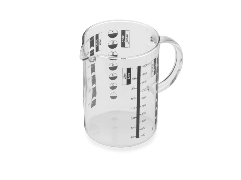 WMF Messbecher Gourmet 10 dl, Transparent Messbehälter aus Glas