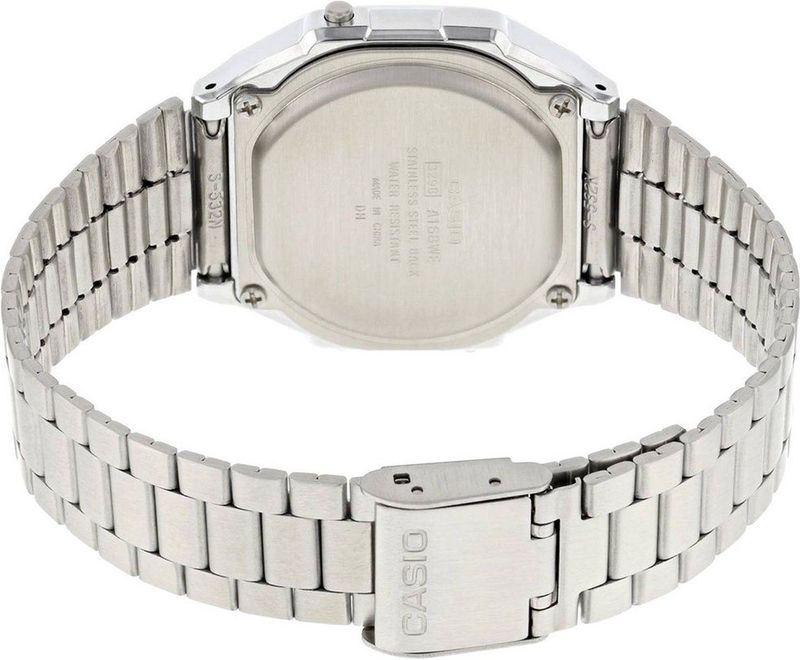 Casio Vintage Iconic A168WEM-1EF Unisex Horloge 36,3 mm - Zilverkleurig