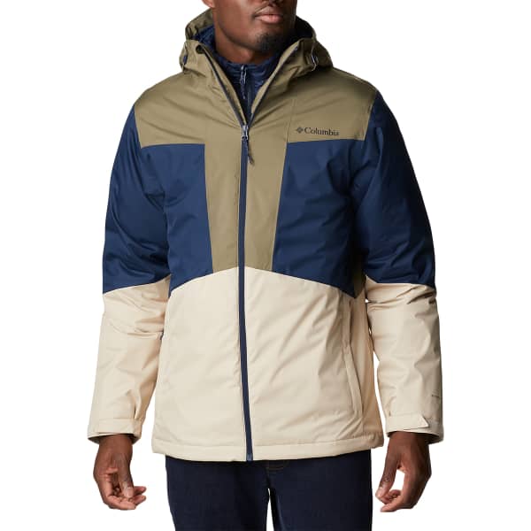 Veste de ski COLUMBIA WALLOWA PARK INTERCHANGE JKT ANCIENT FOSSIL, STONE GREEN, COLL NAVY