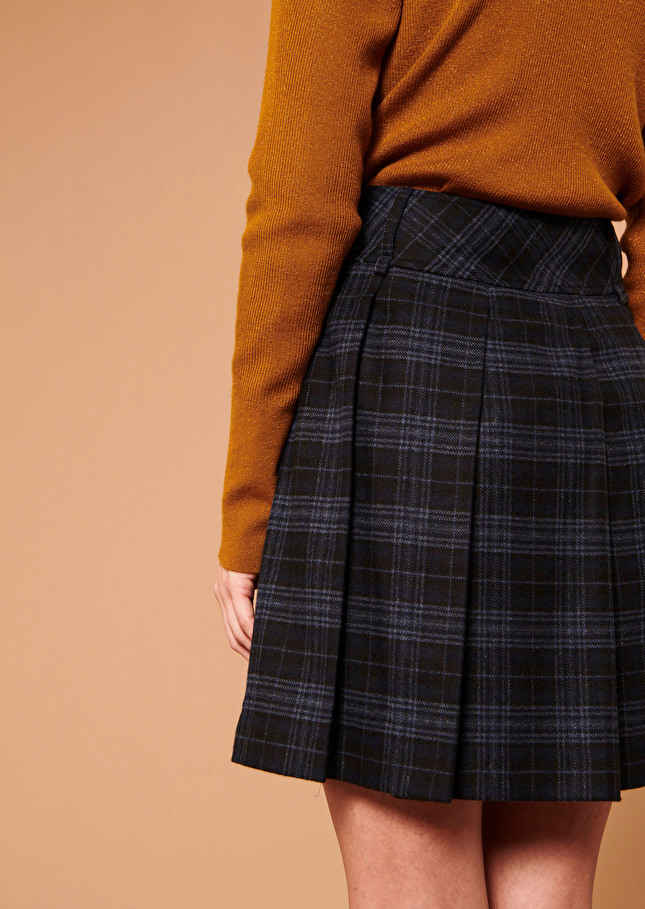 Jupe Jussiebleu nuit en tartan