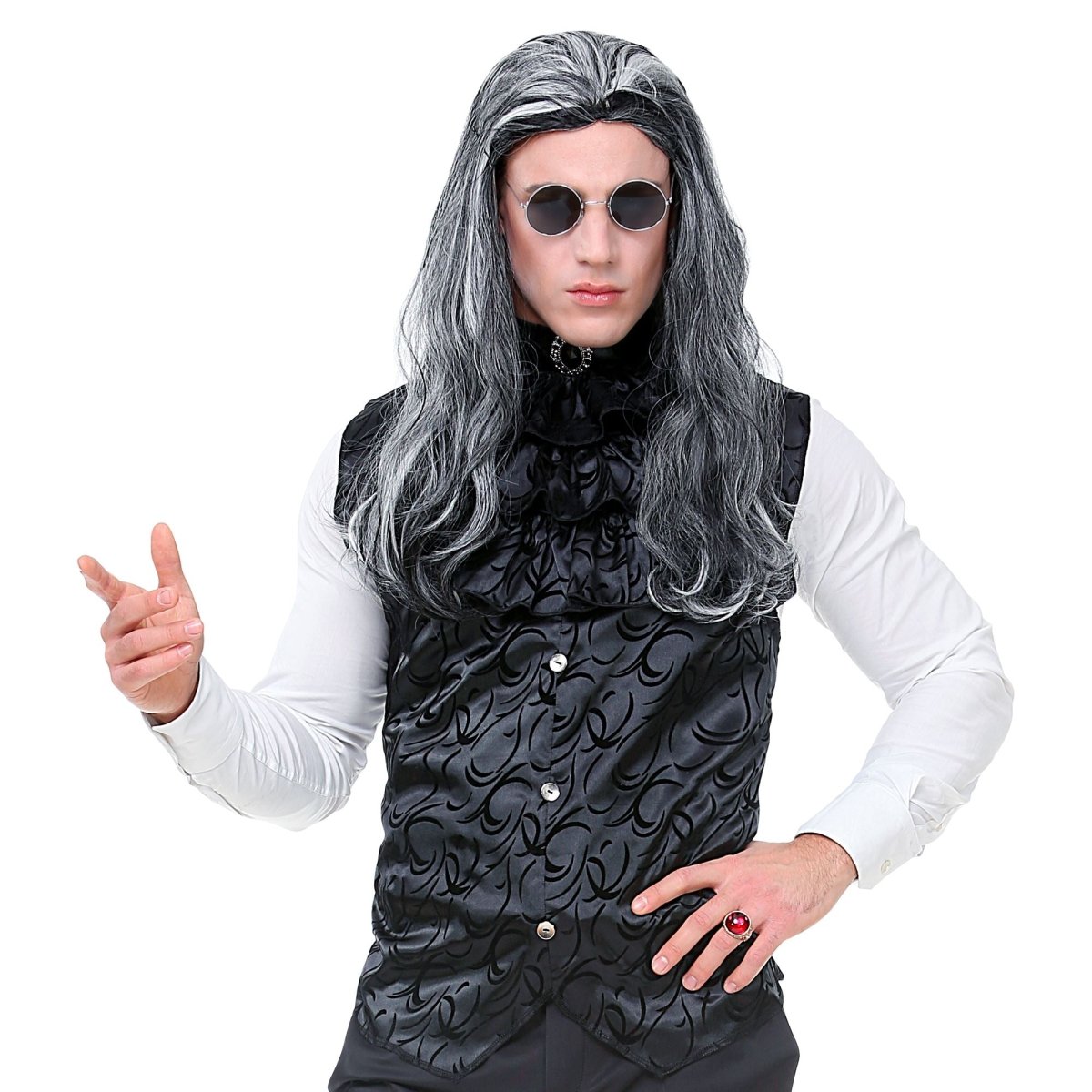 Halloween Vest Zwart Gotisch