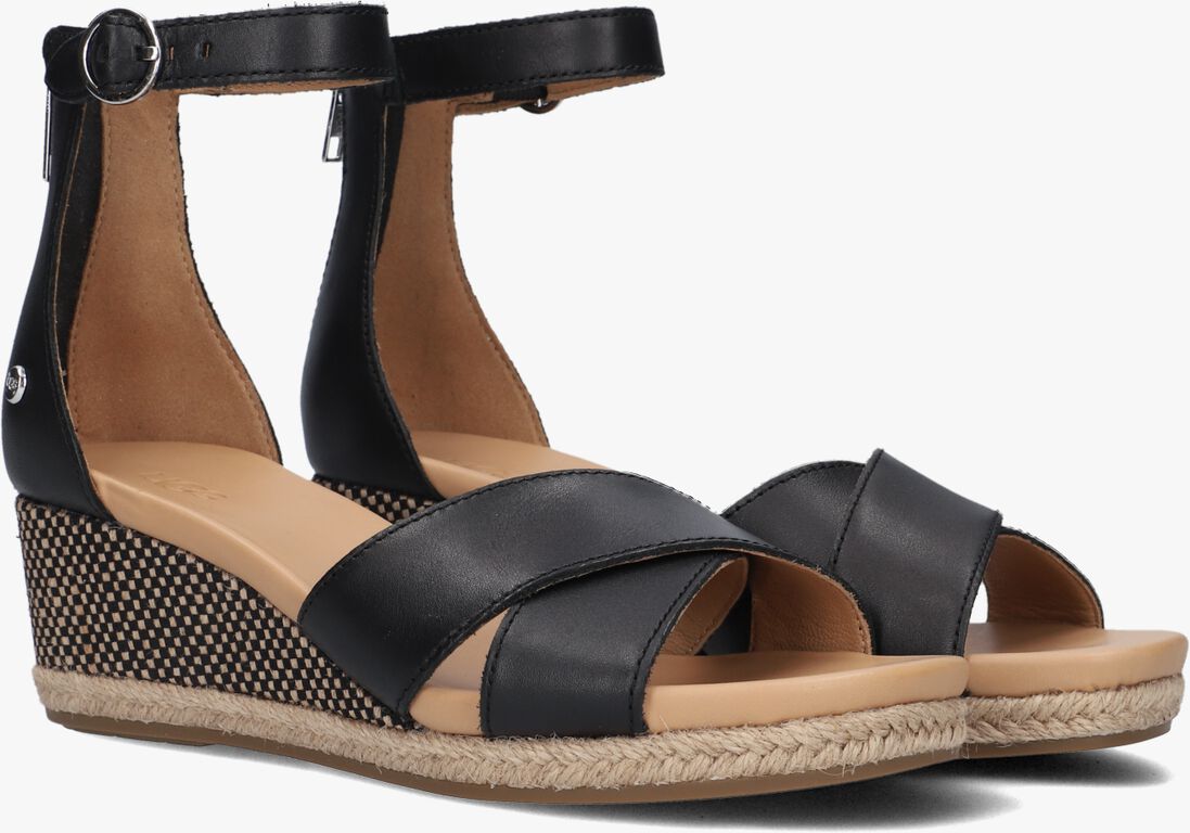 UGG zwarte ugg sandalen w eugenia