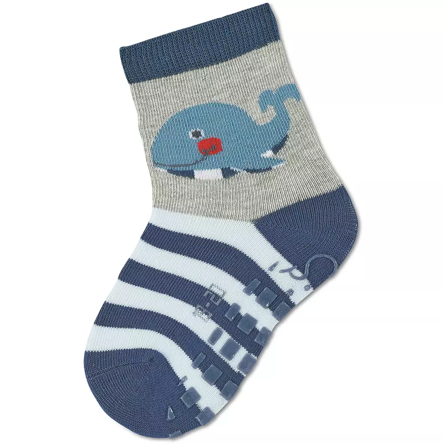 Sterntaler ABS-Söckchen Doppelpack Wal und Leuchtturm blau
