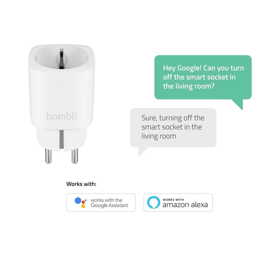 Hombli - Energipakke med 350W varmepanel + Smart Socket Promo Pack (3 stk)
