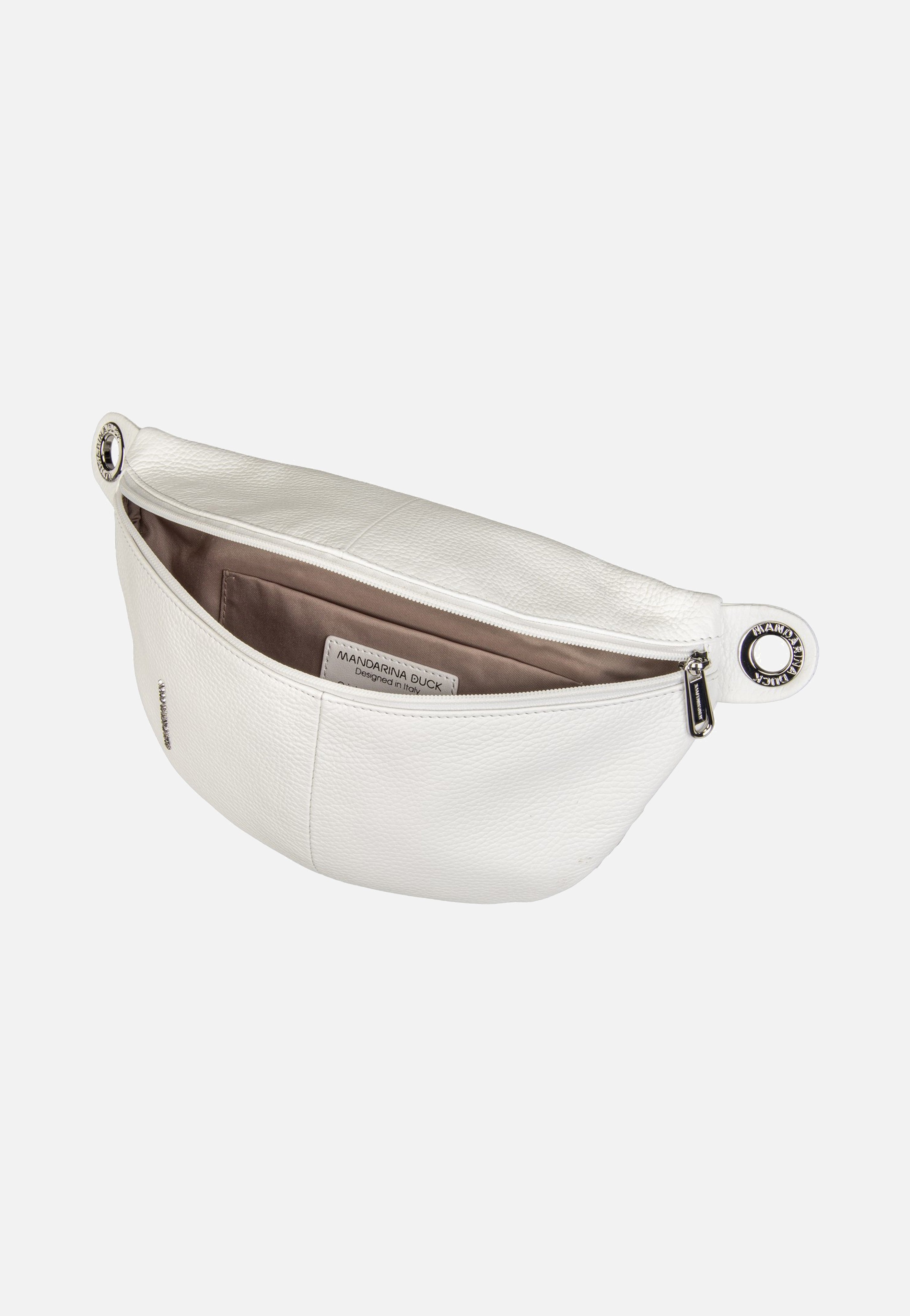 Mellow Leather Bum Bag FZT73 Blanc - Bauchtasche