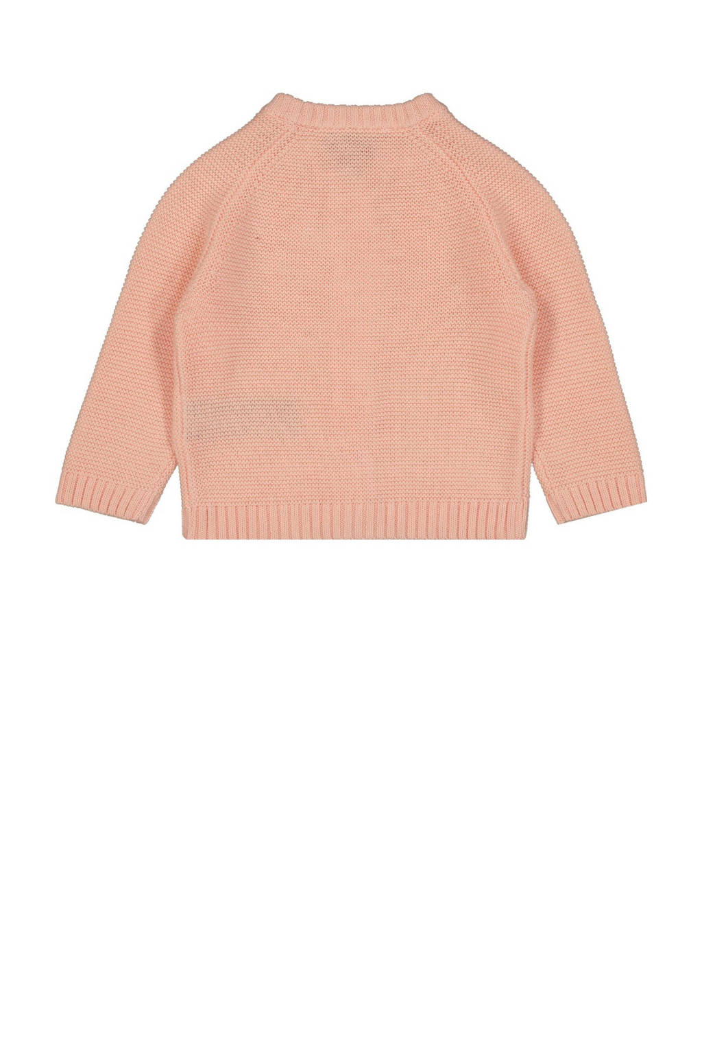 Vingino fijn gebreid baby vest Orion zachtroze