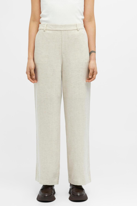 Object beige dames broek