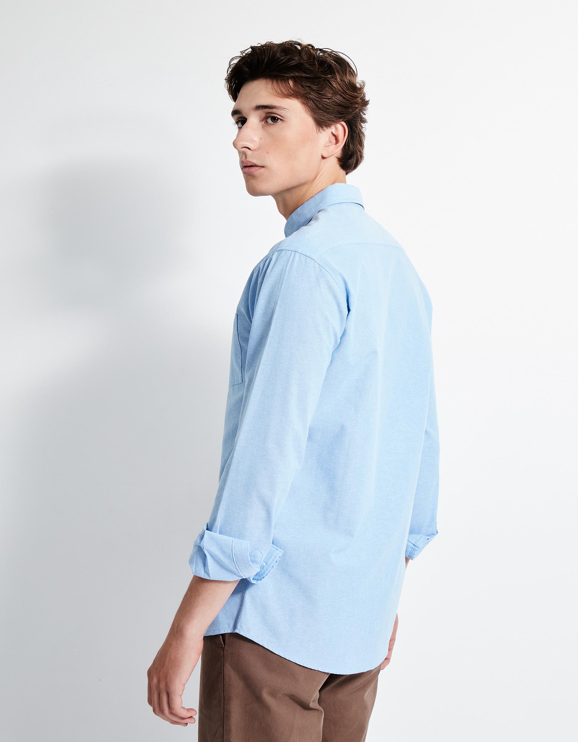 Camisa, Homem, Azul