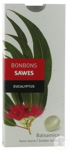 Sawes Bonbon Eucalyptus Sans Sucre 10 Pièces