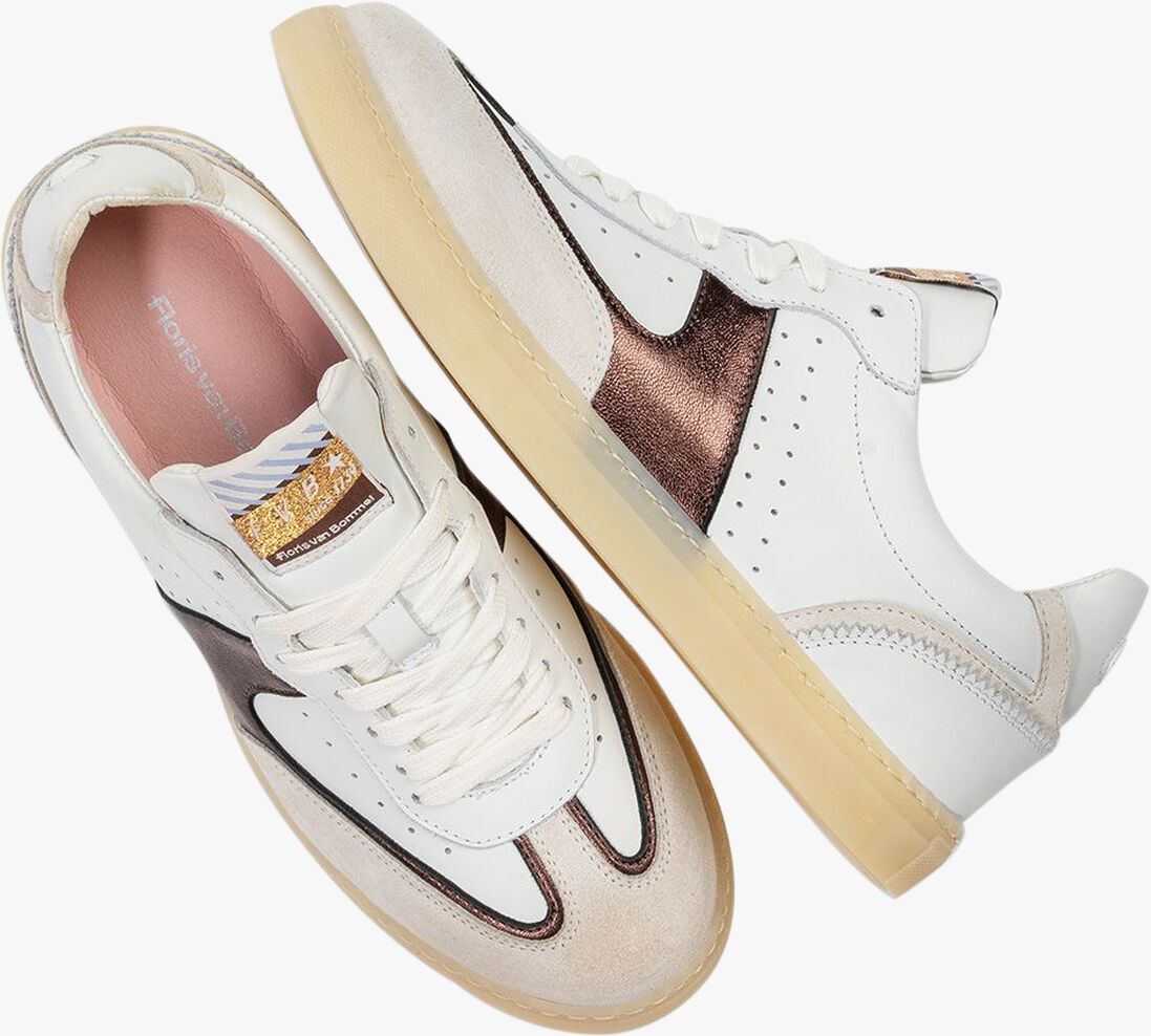 witte floris van bommel lage sneakers sfw-10096 minni