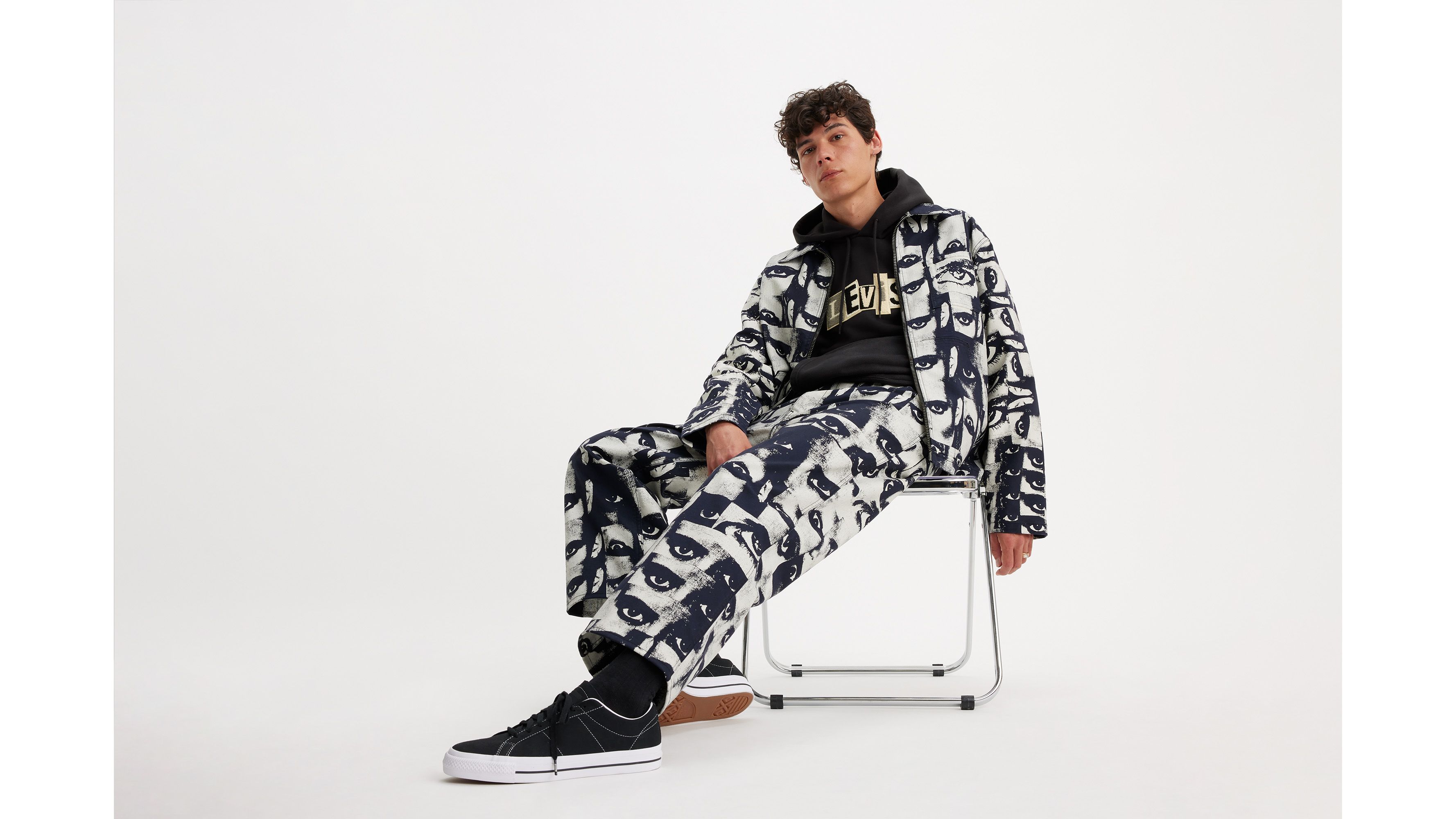 Levi's® Skateboarding pantalon court Carpenter - Roemello - Blanc