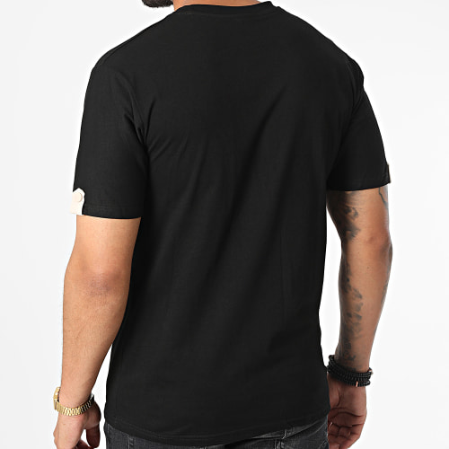 Tee Shirt Poche T8814 Noir Beige