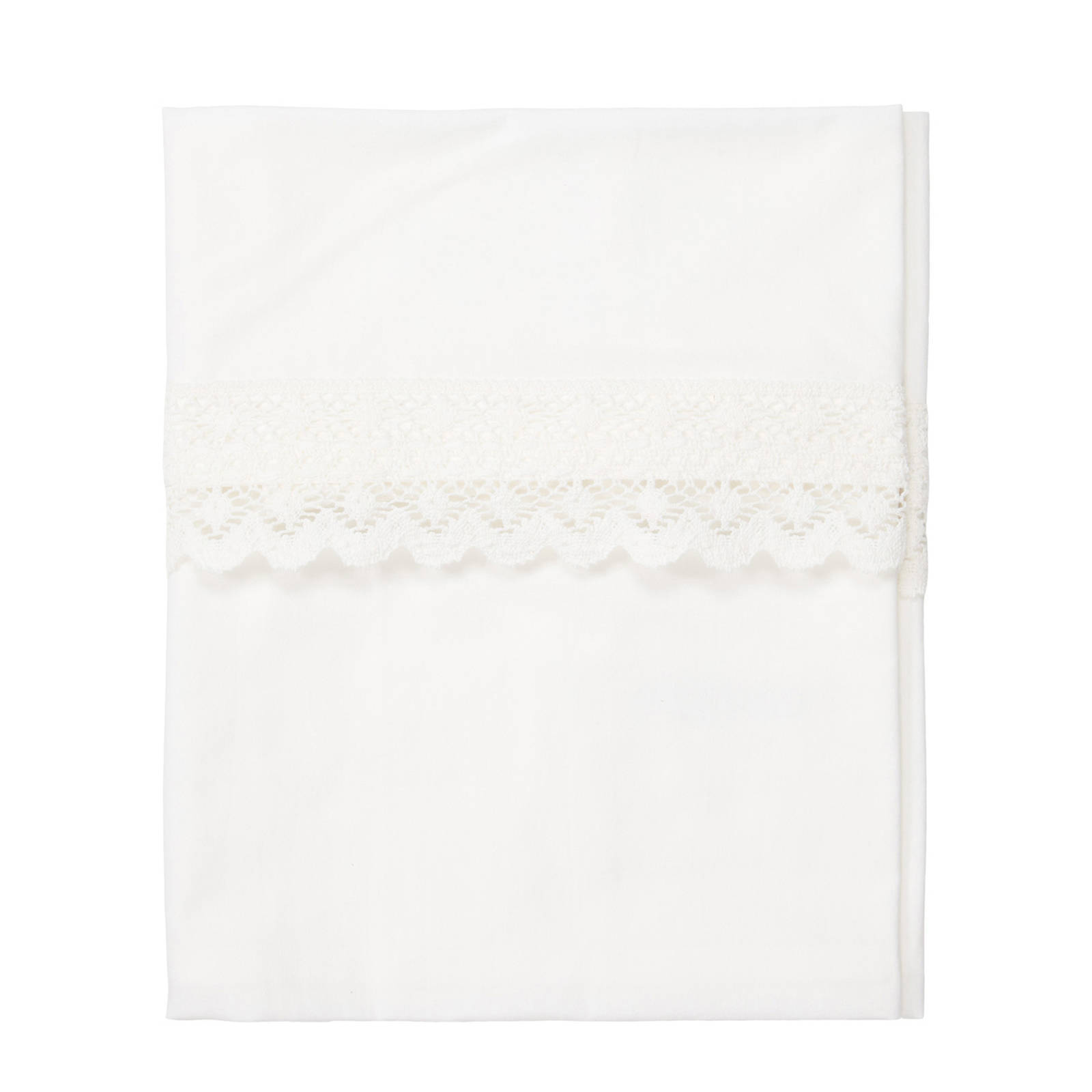 Koeka Crochet baby wieglaken 80x100 cm milky