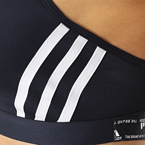 Brassière Femme 3 Stripes HC7863 Bleu Marine