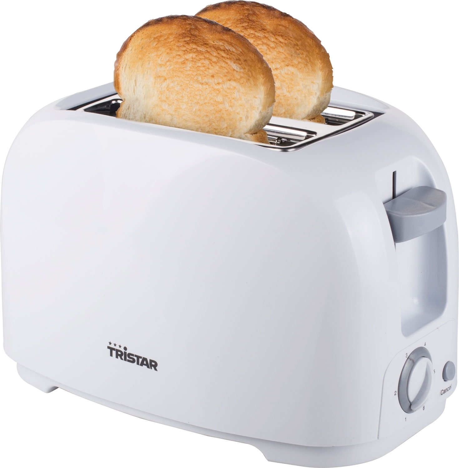 Tristar BR-1013 Toaster mit Brötchenaufsatz Weiß 800 W