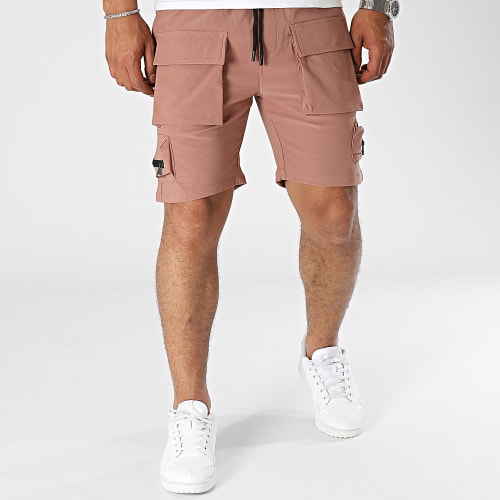 Short Cargo Rose Foncé