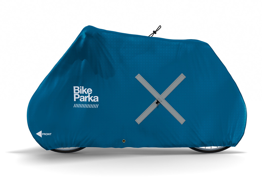Bike Parka Urban Regncover til cykel Blå 220x140x65 cm