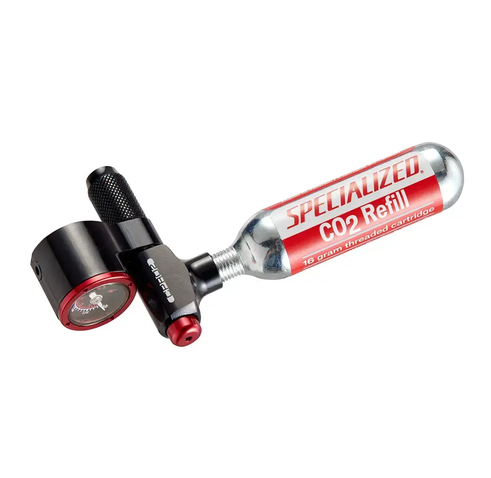 Specialized CPRO2 Gauge Trigger CO2 Pomp Zwart
