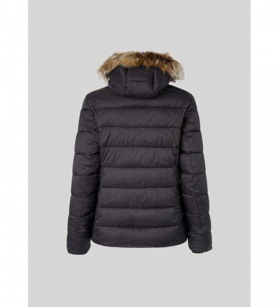 Jaqueta curta preta Pepe Jeans May