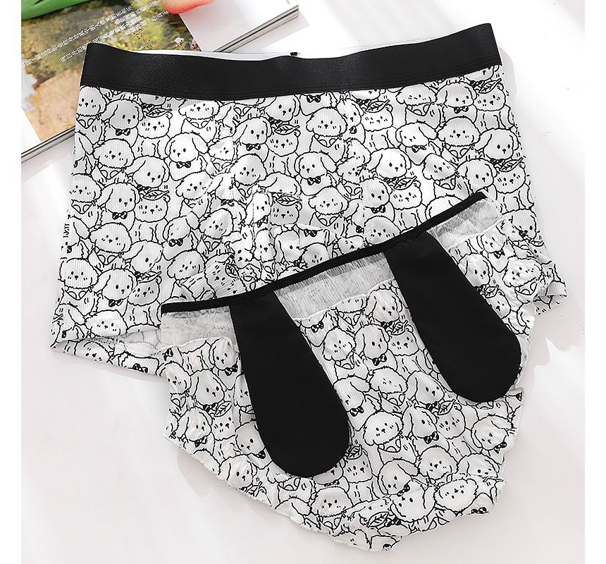 Pancherry - Koppelset: Hondenprint slipje + boxershort