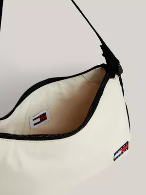 Bolsa de ombro Essential com patch de logotipo