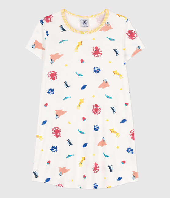 Chemise de nuit phosphorescente en coton petite fille