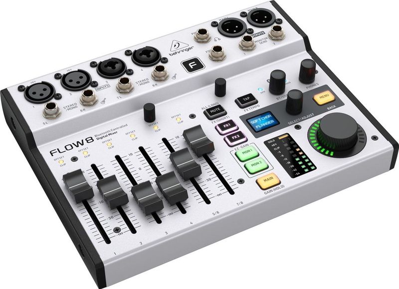 Behringer - FLOW 8 - Digitale Mixer - Compact - Bluetooth Audio