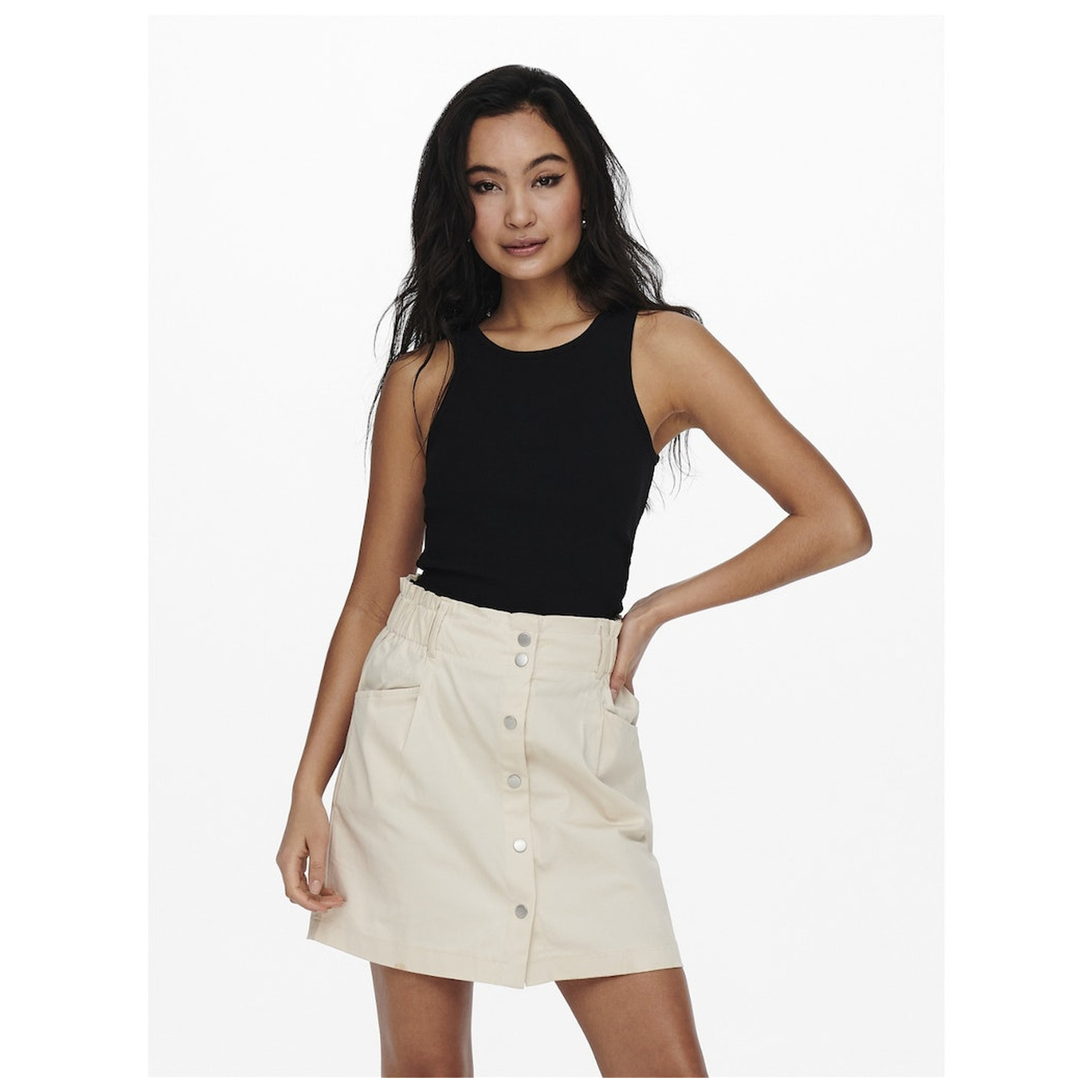 Only ONLKENYA RIB TANK TOP JRS NOOS