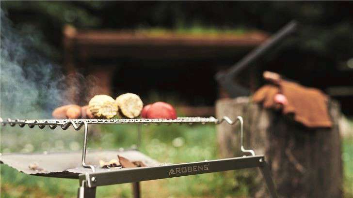 Robens Timber Mesh Grill L silber