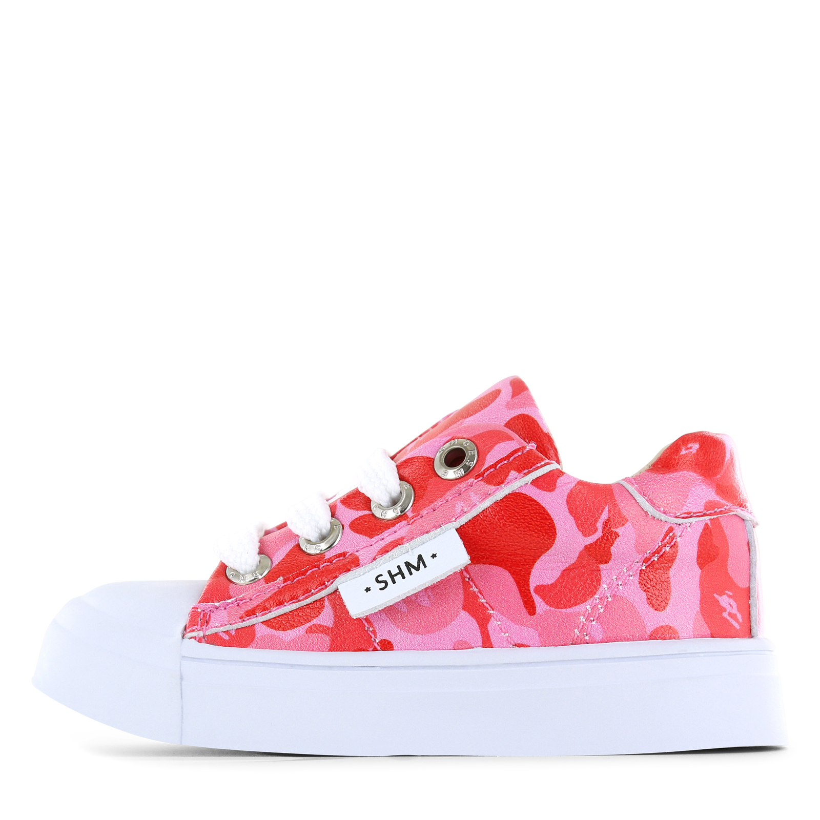 Shoesme roze sneaker met ritssluiting Microfiber leer | Meisjes schoenen