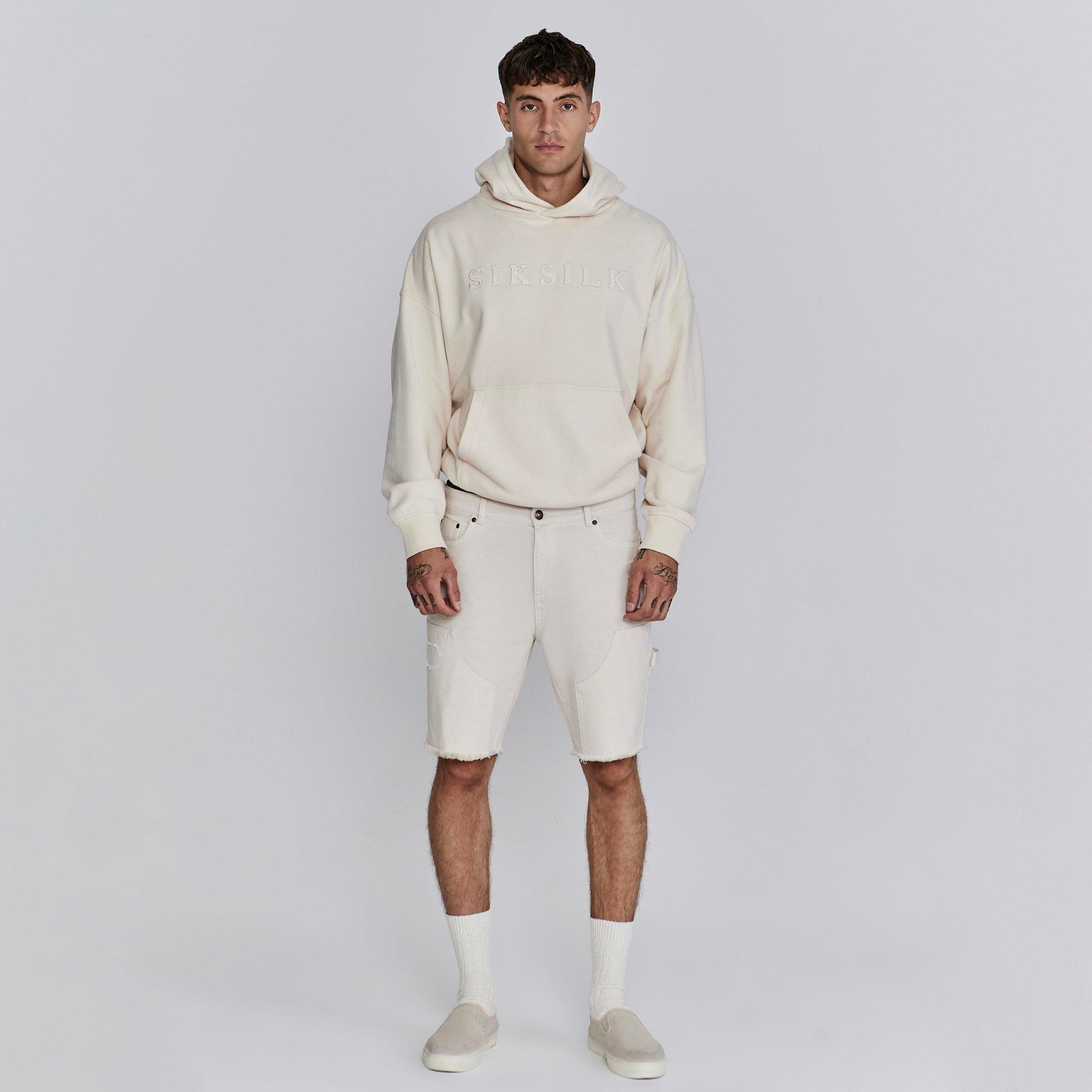 SikSilk Applique Hoodie Mens