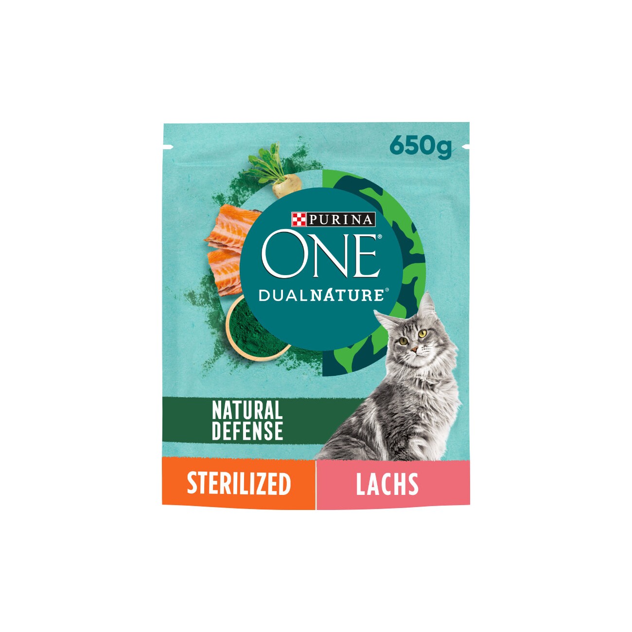Purina ONE DualNature Sterilised 650g Lachs 650 g