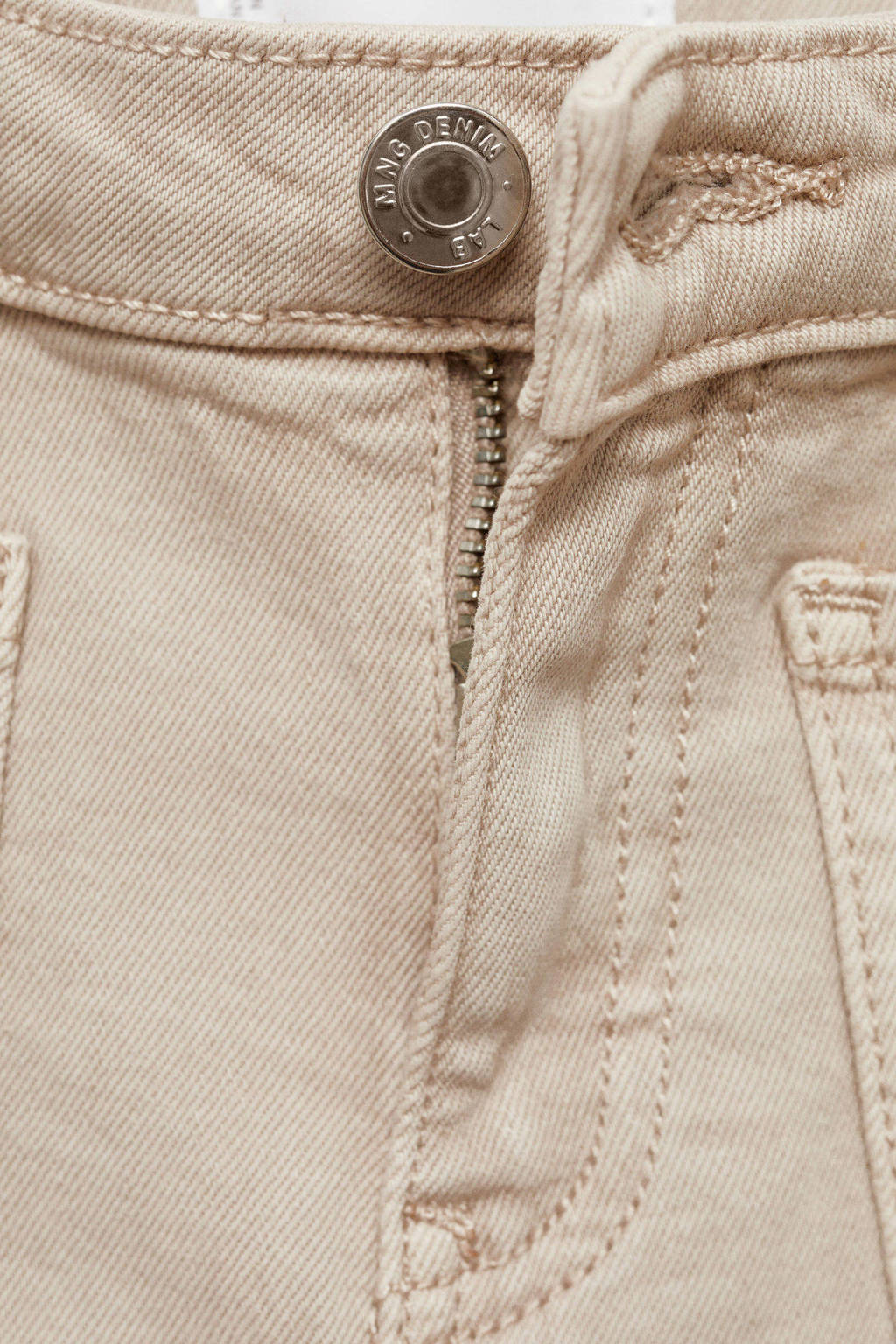 Mango Kids flared jeans lichtbruin