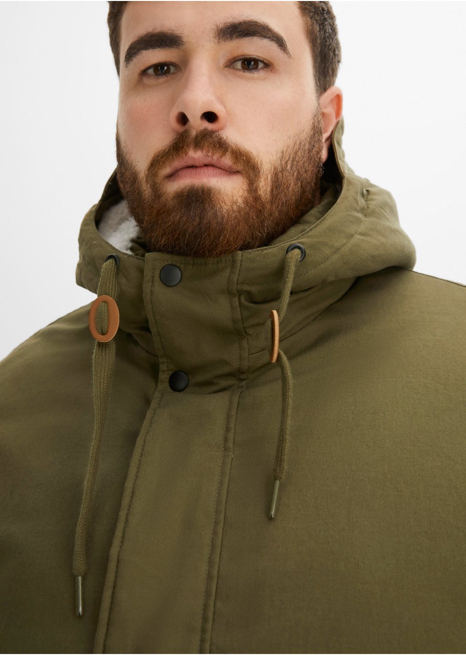 Parka coupe confort avec capuche