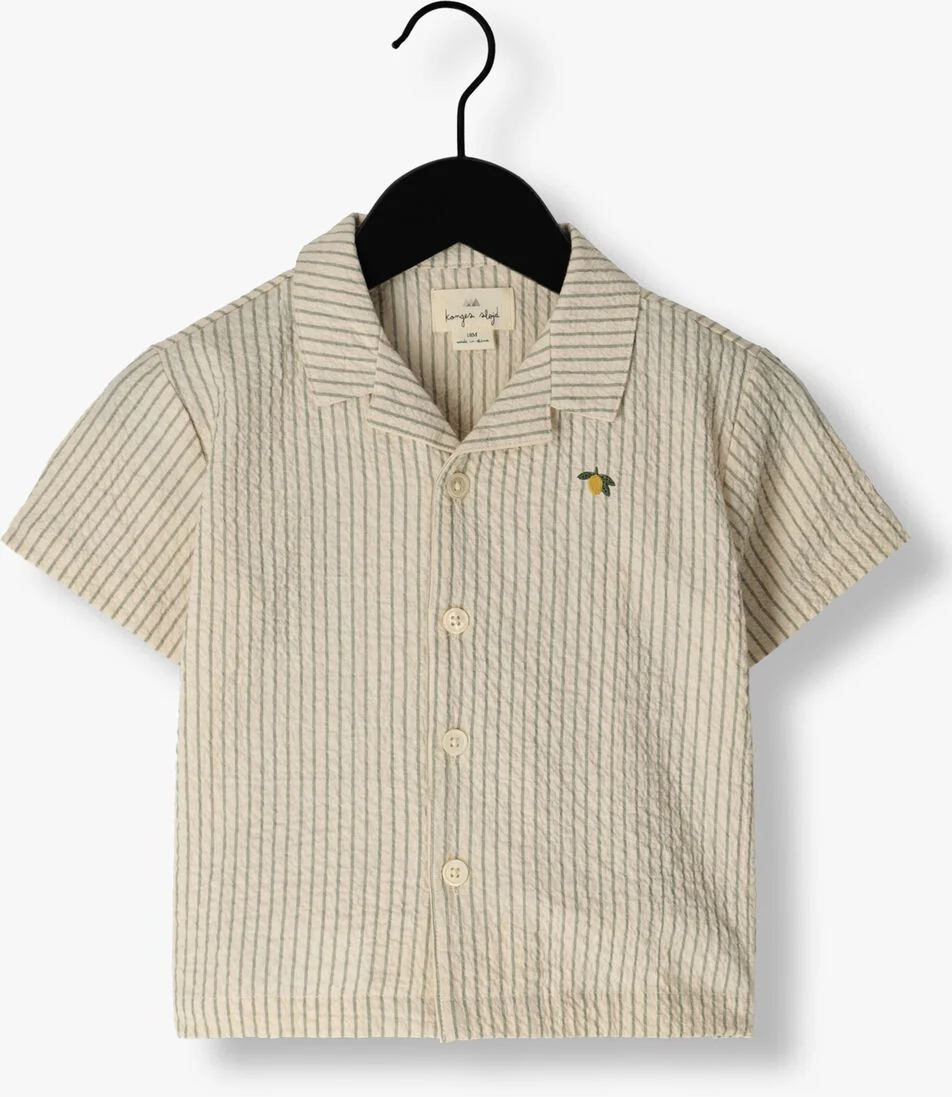 KONGES SLOJD zand konges slojd casual overhemd elliot ss shirt gots