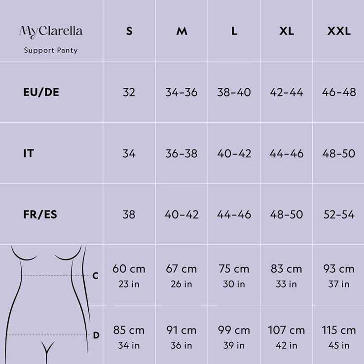 The Support Panty Wochenbett Unterhose S schwarz, 1 St